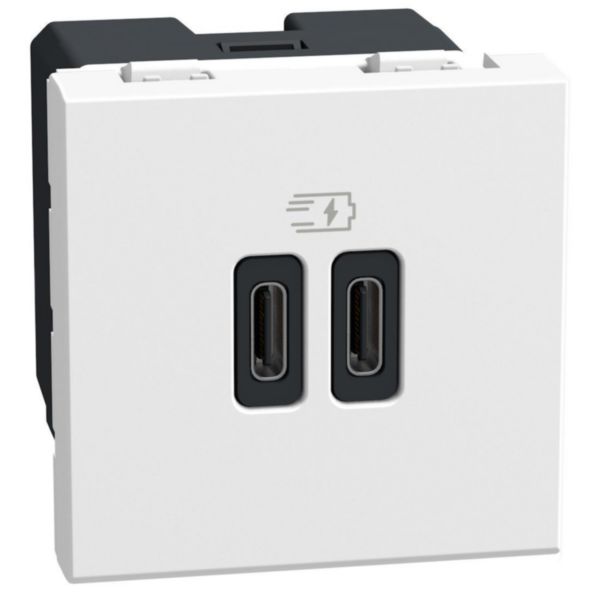 Light Now USB БЪРЗО ЗАРЯДНО 30W TYPE C/C 2М БЯЛ