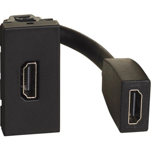 Light Now HDMI РОЗЕТКА ГРАФИТ
